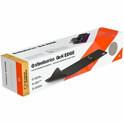 SteelSeries I QcK Edge XL I Gaming Mouse Pad I Stitched edges / Micro-woven cloth / Durable and washable / 900 mm x 300 mm x 2 mm I Black