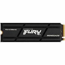 KINGSTON FURY Renegade 4TB SSD with Heatsink, M.2 2280, PCIe 4.0 NVMe, Read/Write 7300/7000MB/s, Random Read/Write: 1000K/1000K IOPS