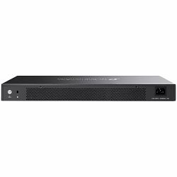 TP-Link SG3452 Omada 48-Port Gigabit L2+ Managed Switch with 4 SFP Slots, 48× Gigabit RJ45 ports and 4× Gigabit SFP slots, Static Routing, VLAN, ACL, QoS, IGMP Snooping, ERPS, Zero-TouchProvisioning, 