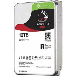 Seagate 12 TB 3,5" HDD, Ironwolf PRO, 7200 RPM, 256MB