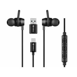 Sandberg USB-C A In-Earset with Line-Mic