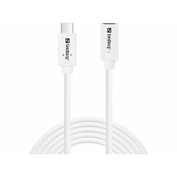 Sandberg USB-C - C M-F USB 3.1 100W, 2M