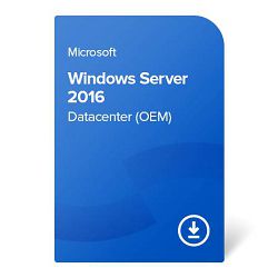 Windows Server 2016 Datacenter (16 cores) OEM digital certificate