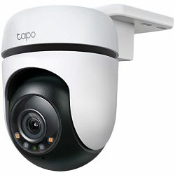 TP-Link Tapo C510W Outdoor Pan/Tilt Security Wi-Fi Camera, 2K (2304x1296),2.4 GHz,Horizontal 360o, Pan/Tilt, Color Night Vision (up to 30m), Smart Detection and Notifications(motion, people),Sound and