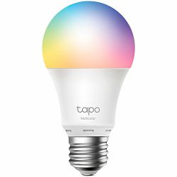 Tapo Smart WiFi Bulb, A60 size,E27 base, 9.5W, 16 million colors, 2000k-6500k tunable white, 800 lumens brightness and dimmable, 802.11b/g/n 2.4G WiFi connection, work with 200-240 V, 50/60 Hz power v