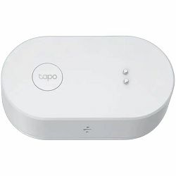 TP-Link Tapo T300 Smart Water Leak Sensor, 868 MHz, 2 x AAA Battery, Tapo Hub Required, Dripping and Leaking Detection, 90dB Alarm Audio, Mute and Volume Control, Weatherproof (IP67), Smart Action, Ta