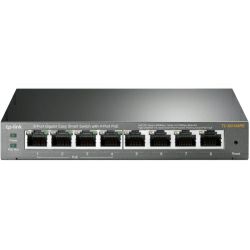 TP-Link 8-port Gigabit PoE Easy Smart preklopnik (Switch), 8×10/100/1000M RJ45, 4×PoE+, metalno kućište, 13" (64W)