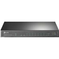 TP-Link 10-port Gigabit PoE preklopnik (Switch), 8×10/100/1000M RJ45 PoE+ ports, 1×G-LAN, 1×SFP, metalno kućište (63W)