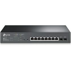 TP-Link Omada JetStream 10-port Gigabit PoE+ Smart preklopnik (Switch), 8×10/100/1000M RJ45 ports + 2×SFP ports (150W)