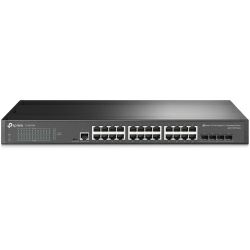 TP-Link Omada JetStream 24-port Gigabit Smart preklopnik (Switch), 24×10/100/1000M RJ45 ports, 4×Gigabit SFP, 1U 19" rack mount