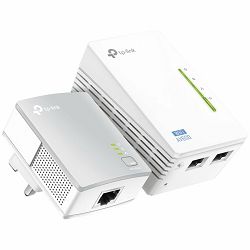 TP-Link AV600 Powerline bežični mrežni adapter, 300Mbps/600Mbps (2.4GHz/5GHz), HomePlug AV, Plug and Play (TL-WPA4220 & TL-PA4010)