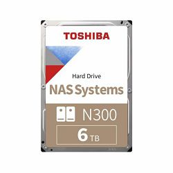 Toshiba 6TB, 7200rpm, 256MB, NAS Gold