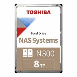 Toshiba 8TB, 7200rpm, 256MB, NAS Gold