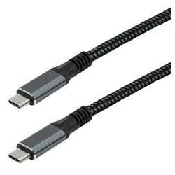Transmedia USB C 3.2 cable with E-Marker chip, 2m