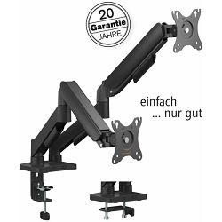Transmedia Flexible dual monitor mount with spring system