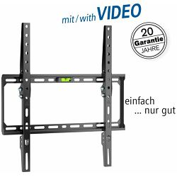 Transmedia Ultra-flat and tiltable TV wall mount, 32" - 75", Black
