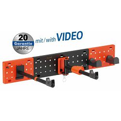 Transmedia Bike wall mount vertical horizontal, Tire width up to 45 mm, load up to 30 kg