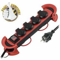 Transmedia 4-way power strip, 5m, outdoor