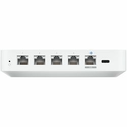 UBIQUITI Compact UniFi Cloud Gateway with a full suite of advanced routing and security features:Runs UniFi Network for full-stack network management;Manages 30+ UniFi devices and 300+ clients;1 Gbps 