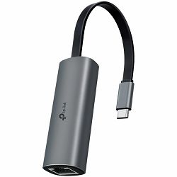 TP-Link USB 3.0 Type-C to 2.5 Gigabit Ethernet Network Adapter,  1xUSB 3.0 Type-C Connector, 1x2.5 Gigabit Ethernet Port, Foldable and Portable Design, Plug and Play in Windows(7/8/8.1/10/11), Mac OS 