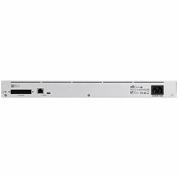 UBIQUITI Pro 24; (24) GbE ports; (2) 10G SFP+ ports; DC power backup-ready; Layer 3 switching; Silent cooling.