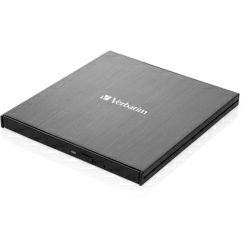 Verbatim Blu-Ray Slimline vanjski snimač, M-Disc kompatibilan, USB3.2 (USB-C), crni
