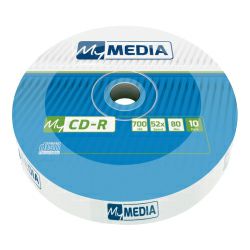 CD-R MyMedia 700MB 52× Matt Silver, Wrap pakiranje 10 kom.