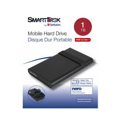 SmartDisk 2.5" 1TB HDD, USB3.2 Gen1, crni
