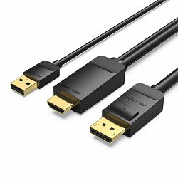Vention HDMI To DisplayPort Cable, 2m
