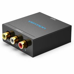 Vention HDMI to RCA Converter Black Metal Type