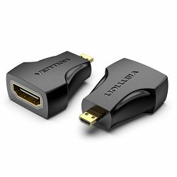 Vention Micro HDMI Male to HDMI Female Adapter Black