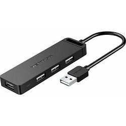Vention USB 2.0 Hub 4-Port 0.15M Black