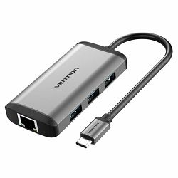Vention USB Type-C to HDMI, USB3.0, RJ45 Dock