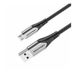 Vention Cotton Braided USB 2.0 A Male to Micro-B Male 2A Cable 2M