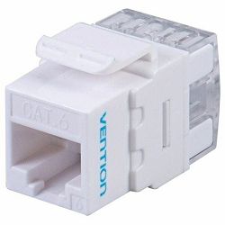 Vention Cat.6 UTP 180 Degree Keystone Jack White