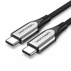 Vention USB-C to USB-C 3.1 Cotton Braided Cable 1.5M Gray