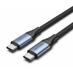 Vention Cotton Braided USB 4.0 C Male to C Male 5A Cable 1m