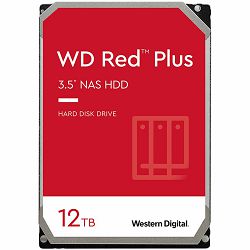 HDD NAS WD Red Plus (3.5, 12TB, 512MB, 7200 RPM, SATA 6 Gb/s)