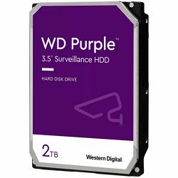 HDD AV WD Purple (3.5, 2TB, 256MB, 5400 RPM, SATA 6 Gb/s)