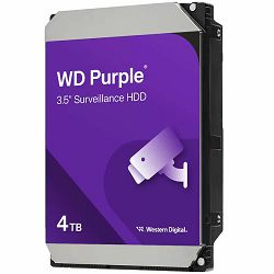WD Purple 4TB CMR, 3.5, 128MB, SATA 6Gbps