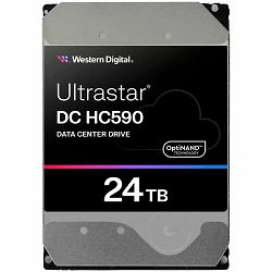 HDD Server WD/HGST ULTRASTAR DC HC590 (3.5", 24TB, 512MB, 7200RPM, SAS ULTRA 512E SE P3) SKU: 0F59373