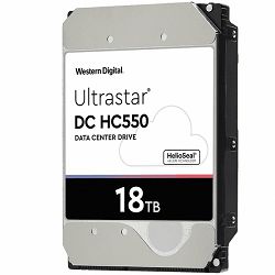 Western Digital Ultrastar DC HDD Server (3.5in 26.1MM 18TB 512MB 7200RPM SAS ULTRA 512E SE P3 DC HC550), SKU: 0F38353