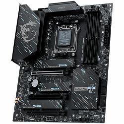 MSI X870E GAMING PLUS WIFI, ATX, Socket AM5, 4x DDR5 Dual Channel DDR5 up to 8200(OC)MHz, 3x PCIe x16 slot, 3x M.2 slot, 4x USB 2.0, 2x USB 5Gbps, 2x USB 10Gbps, 1x 20Gbps Type-C, 1x 40Gbps Type-C, HD