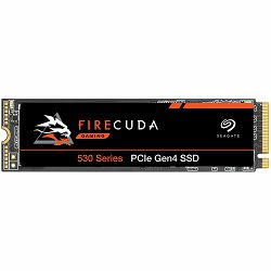 SEAGATE SSD FireCuda 530 1Tb M.2 PCIe Gen4×4 NVMe 1.4, Read/Write: 7300/ 6000 MB/s, Random Read/Write IOPS 800K/1000K TBW 1275