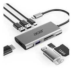 ACER 7in1 Type C dongle 1xHDMI 3xUSB GP.DCK11.00N