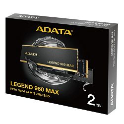 ADATA SSD Legend 960 Max, R7400/W6800, 2TB, NVMe ALEG-960M-2TCS