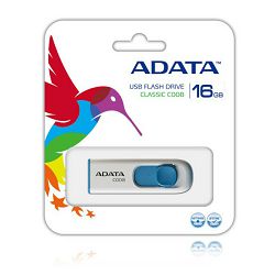 ADATA C008, 16GB, USB2.0, bijelo-plavi AC008-16G-RWE