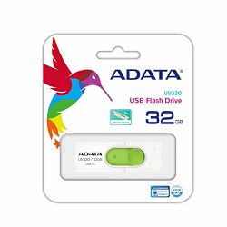 ADATA UV320, 32GB, USB3.2 bijelo-zeleni AUV320-32G-RWHGN