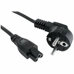 Power Cord AK-NB-01A for notebooks VDE IEC C5 250V/50Hz 1.5m