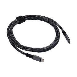 Akyga Cable USB AK-USB-34 USB type C Thunderbolt 3 (m) / USB type C Thunderbolt 3 (m) ver. 3.1 1.5m, 100W Power Delivery (PD), up to 5k resolution, 40Gbps transfer rate, Retail